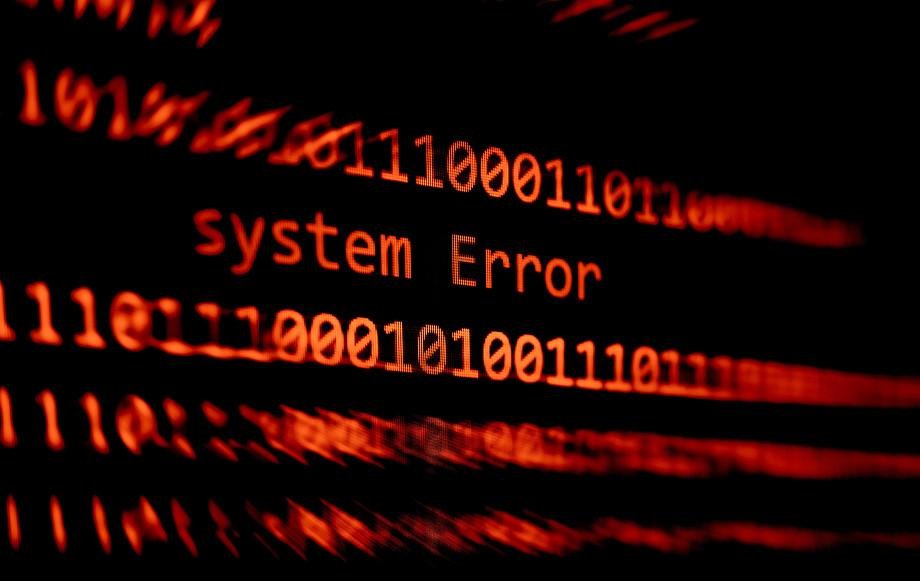 Technology binary code number data alert System Error message on DFG-Projekt: Algebraische Fehlerangriffe